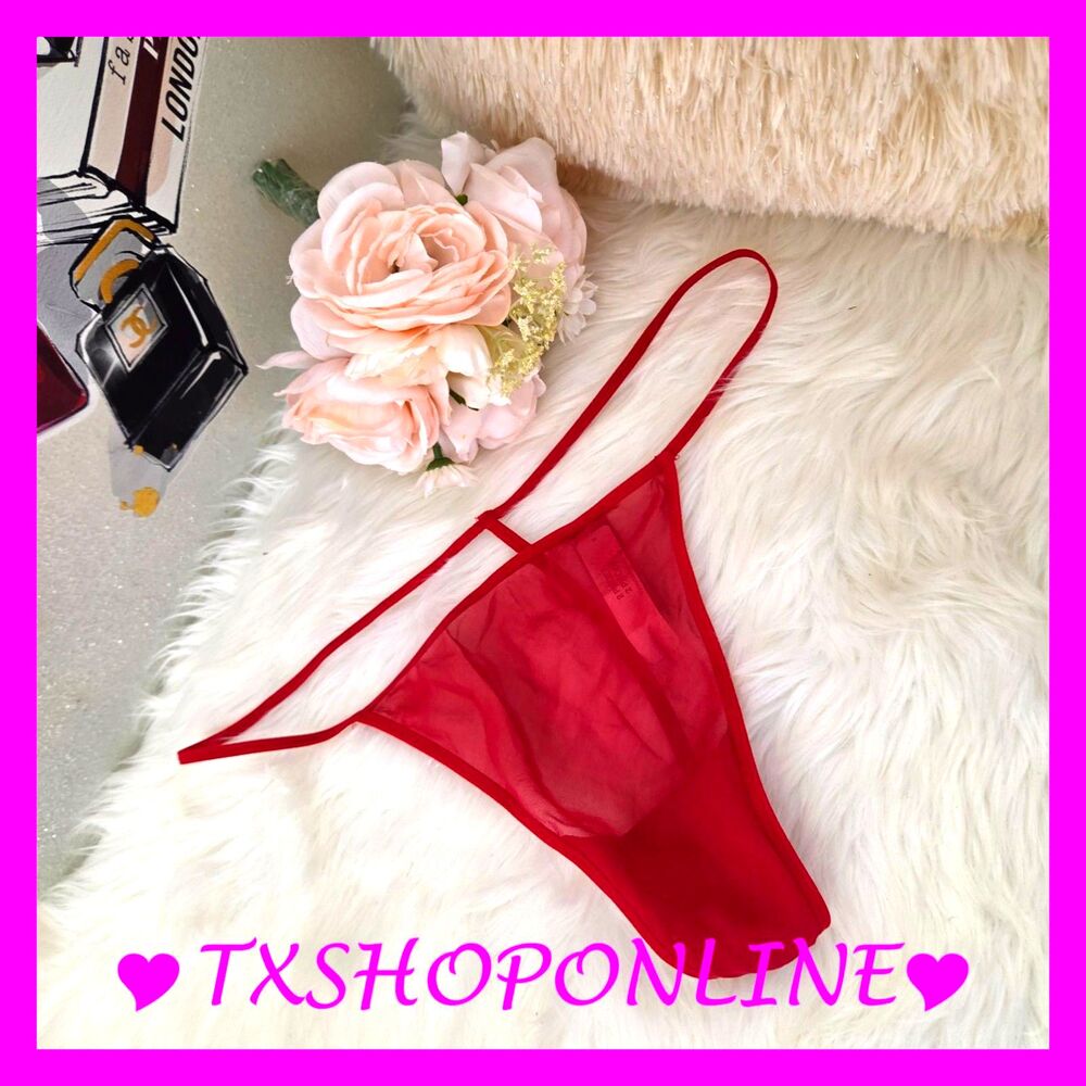 💗👙Victoria's Secret 100% silk V-string thong panty 👙💗